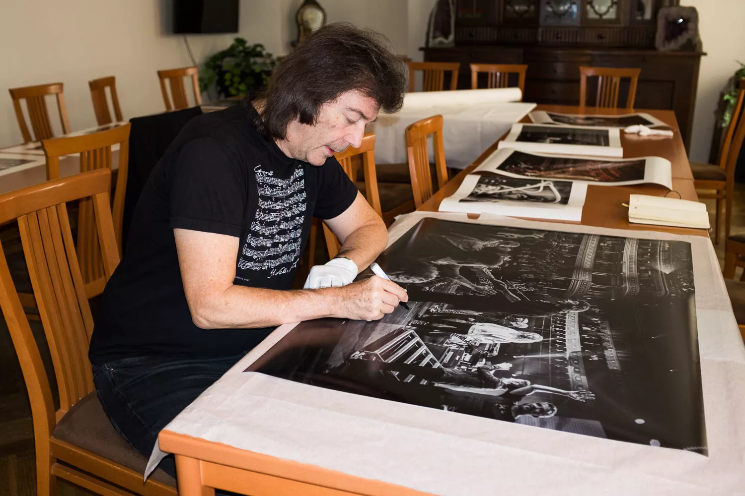 Steve Hackett „Faces of Rock“ signing 2016