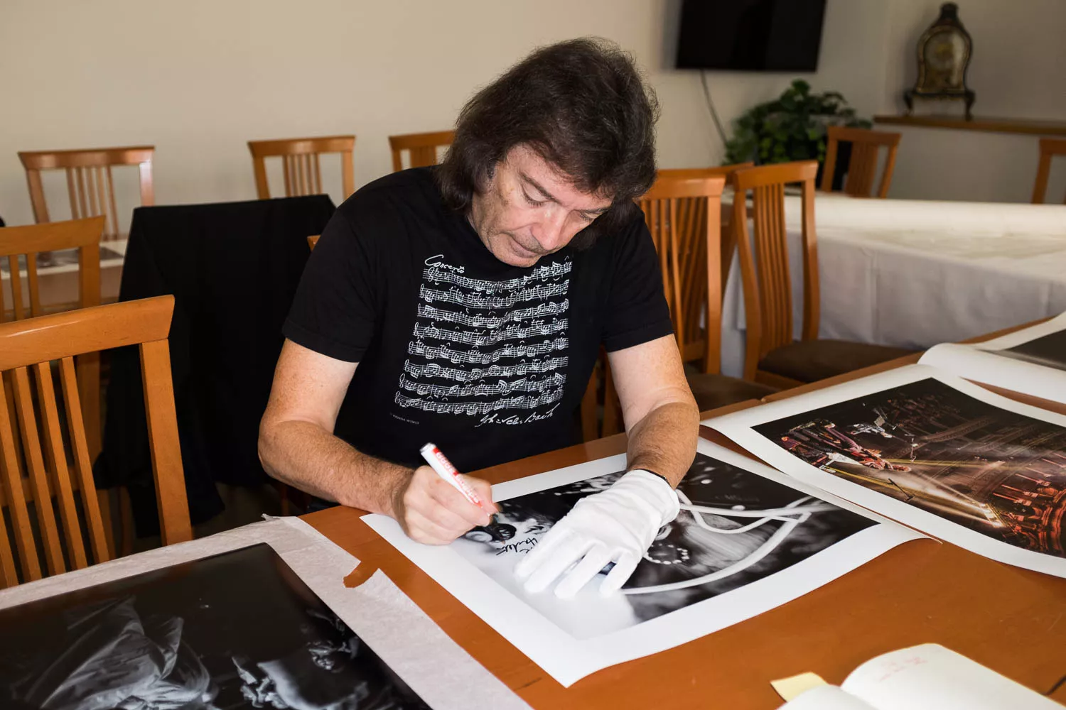 Steve Hackett „Faces of Rock“ signing 2016